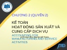 Bài giảng Kế toán tài chính 2: Chương 2 - ĐH Kinh tế TP. HCM