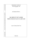 Luận văn Thạc sĩ Ngữ văn: Đặc điểm từ ngữ Nam Bộ trong truyện ngắn của Sơn Nam