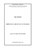 Luận văn Thạc sĩ Toán học: Nhóm con c-chuẩn tắc và ứng dụng