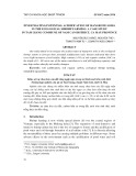 Investigating potential acidification of mangrove soils in the ecological shrimp farming: A case study in tam giang commune of nam can district, ca mau province