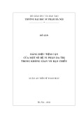 Luận án Tiến sĩ Toán học: Dáng điệu tiệm cận của một số hệ vi phân đa trị trong không gian vô hạn chiều