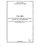 Tài liệu đào tạo, bồi dưỡng công chức tài chính - kế toán xã vùng đồng bằng