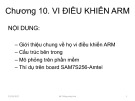 Bài giảng Hệ thống máy tính - Chương 10: Vi điều khiển ARM