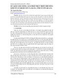 Du lịch cộng đồng, giải pháp phát triển đời sống kinh tế xã hội huyện Na Hang, tỉnh Tuyên Quang