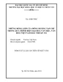 Tóm tắt Luận án Tiến sĩ Ngữ văn: Những đóng góp của Đông Dương tạp chí trong quá trình hiện đại hóa văn học, văn hóa Việt Nam đầu thế kỷ XX