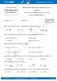 Đề thi thử THPT Quốc gia năm 2017 môn Toán lần 1 - Trường THPT Lý Thái Tổ (Mã đề 528) (có đáp án)