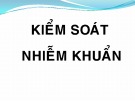 Bài giảng Kiểm soát nhiễm khuẩn (trong bệnh viện)