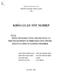 Khóa luận tốt nghiệp chuyên ngành Tài chính: Phân tích khả năng thanh toán và một số giải pháp cải thiện khả năng thanh toán của Công ty Cổ phần Vinamilk