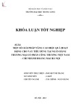 Khóa luận tốt nghiệp chuyên ngành Ngân hàng: Một số giải pháp nâng cao hiệu quả hoạt động cho vay tiêu dùng tại Ngân hàng Thương mại Cổ phần Công thương Việt Nam – chi nhánh Hoàng Mai Hà Nội