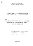 Khóa luận tốt nghiệp: Một số giải pháp nhằm nâng cao lợi nhuận tại Công ty Cổ phần Thương mại và Xây lắp Hợp Thành