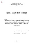 Khóa luận tốt nghiệp Kế toán: Hoàn thiện công tác kế toán tiêu thụ và xác định kết quả tiêu thụ tại Công ty Cổ phần Sản xuất Thương mại và Xây dựng Ngọc Hoàn