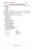 Trắc nghiệm Hóa sinh: Acid nucleic