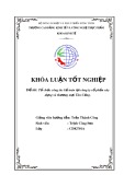 Khóa luận tốt nghiệp: Tổ chức công tác kế toán tại công ty cổ phần xây dựng và thương mại Tân Cảng