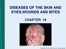 Lecture Microbiology - Chapter 19: Diseases of the skin and eyes; wounds and bites