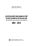  cơ sở sản xuất kinh doanh cá thể phi nông, lâm nghiệp và thủy sản qua 5 năm 2007 - 2012