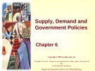 Lecture Principles of microeconomics - Chapter 6: Supply, demand and government policies