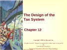 Lecture Principles of microeconomics - Chapter 12: The design of the tax system