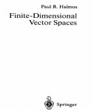  finite dimensional vector spaces: part 1