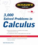  3,000 solved problems in calculus: part 1