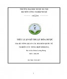 Tiểu luận Kĩ thuật hóa dược: Tổng quan các bài báo quốc tế nghiên cứu tổng hợp DIMESNA