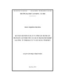 Luận văn Thạc sĩ Kế toán: Kế toán chi phí sản xuất và tính giá thành sản phẩm xây lắp theo yêu cầu quản trị doanh nghiệp tại Công ty TNHH Đầu tư và Xây dựng Vĩnh Phúc