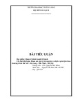 Bài tiểu luận Quản trị kinh doanh lữ hành: Khảo sát giá trị tài nguyên và dịch vụ du lịch theo chương trình Hà Nội - Hạ Long - Bắc Ninh - Hà Nội