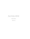 Lecture Physical modeling in MATLAB