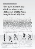 Ứng dụng mô hình hiệu chỉnh sai số vector vào dự báo lạm phát tại Ngân hàng Nhà nước Việt Nam