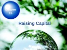 Lecture Chapter 15: Raising Capital