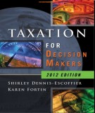  taxation for decision makers (2012 edition): part 1