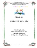 Giáo án mầm non: Khám phá khoa học - GV. Đặng Thị Giang