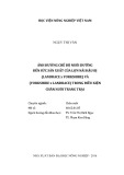 Đề tài: Ảnh hưởng chế độ nuôi dưỡng đến sức sản xuất của lợn nái hậu bị (LandracexYorkshire) và (YorkshirexLandrace) trong điều kiện chăn nuôi trang trại