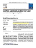 Development of hybrid model and optimization of surface roughness in electric discharge machining using artificial neural networks and genetic algorithm