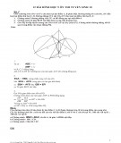 12 Bài hình học 9 ôn thi tuyển sinh 10 (Có hướng dẫn giải chi tiết)