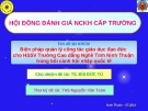 Đề tài: Biện pháp quản lý công tác giáo dục đạo đức cho HSSV Trường Cao đẳng Nghề Tỉnh Ninh Thuận trong bối cảnh hội nhập quốc tế - TS. Bùi Đức Tú