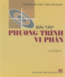 Bài tập Phương trình vi phân (Có đáp án)