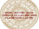 Phong trào đấu tranh chống quân xâm lược Minh và khởi nghĩa Lam Sơn