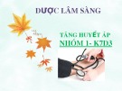 Tiểu luận Dược lâm sàng: Tăng huyết áp