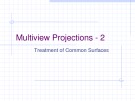 Lecture Autodesk inventor: Multiview projections 2 - Treatment of common surfaces