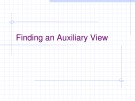 Lecture Autodesk inventor: Finding an auxiliary view