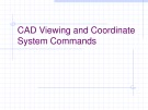Lecture Autodesk inventor: CAD viewing and coordinate system commands