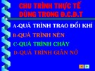 Bài giảng Nguyên lý động cơ đốt trong - Chương 3: Chu trình thực tế dùng trong động cơ đốt trong