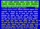 Bài giảng Nguyên lý động cơ đốt trong - Chương 5: Cơ chế động học của sự bốc cháy trong động cơ đốt trong