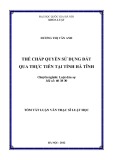 LDS_Dương Thị Vân Anh_Thế chấp quyền sử dụng đất qua thực tiễn tại  tỉnh Hà Tĩnh