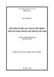 Tóm tắt luận văn Thạc sỹ Luật học: Điều kiện có hiệu lực của di chúc miệng theo quy định của Bộ luật Dân sự Việt Nam