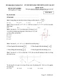 Kỳ thi Trung học phổ thông Quốc gia 2017 môn Toán (Mã đề thi 01)