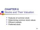 Lecture Fundamentals of financial management - Chapter 8: Stocks and their valuation