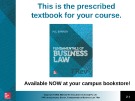 Lecture Fundamentals of business law (7/e): Chapter 6 - M.L Barron