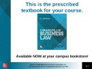 Lecture Fundamentals of business law (7/e): Chapter 4 - M.L Barron
