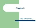 Lecture International marketing: Strategy and theory - Chapter 5: Legal environment